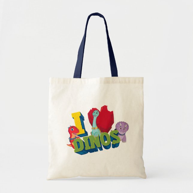 Bolsa Tote Eu Amo Dinos | Dino Ranch (Frente)
