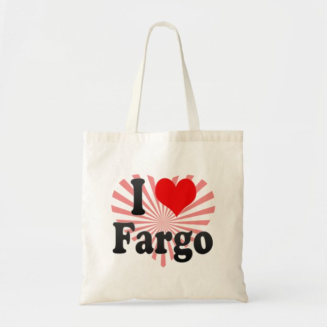 Bolsa Tote Eu amo Fargo, os Estados Unidos (Frente)