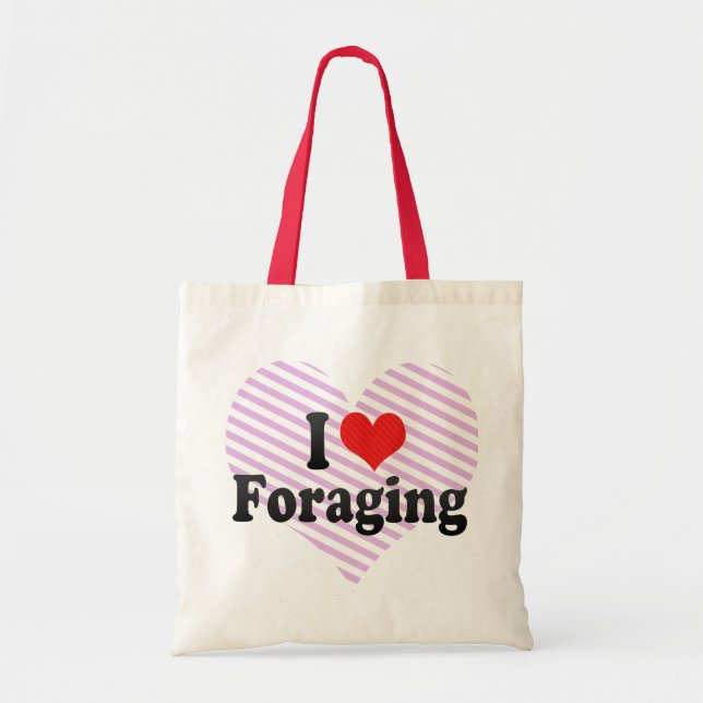 Bolsa Tote Eu amo forragear (Frente)