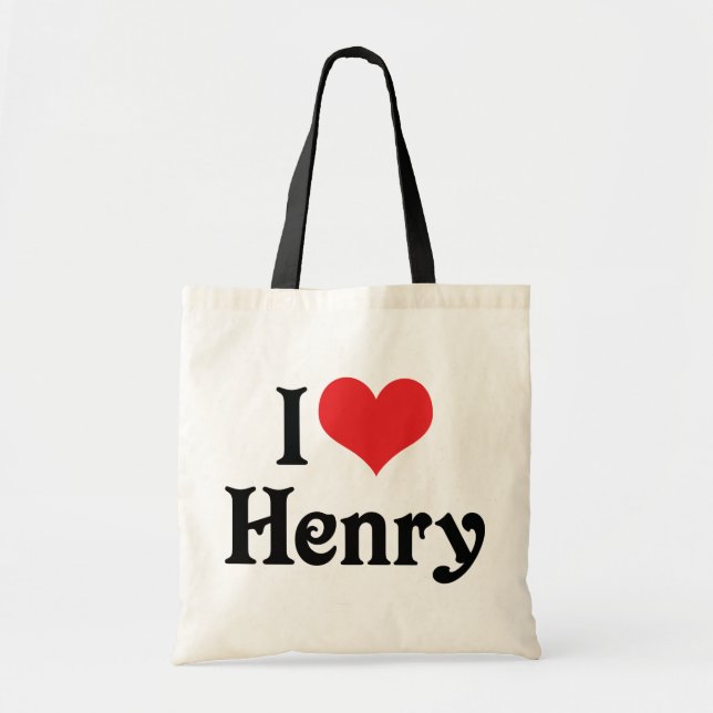 Bolsa Tote Eu Amo Henry (Frente)