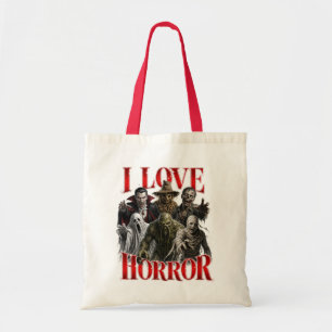Bolsa Tote Eu Amo Horror