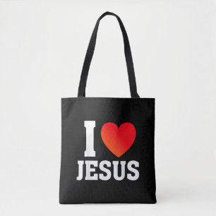 Bolsa Tote Eu Amo Jesus