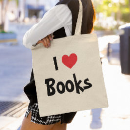 Bolsa Tote Eu Amo Livros