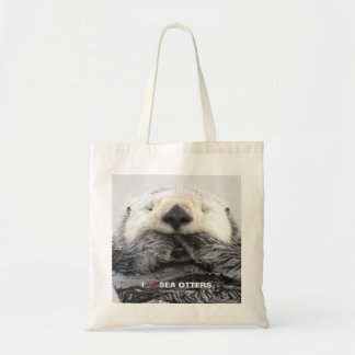 BOLSA TOTE EU AMO LONTRAS DE MAR