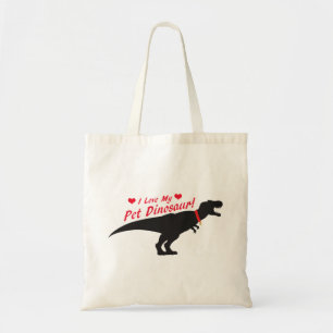 Bolsa Tote Eu Amo Meu Dinossauro De Pet
