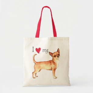 Bolsa Tote Eu amo minha chihuahua