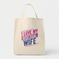 Eu Amo Minha Esposa Bissexual Bi Orgulho Bandeira 