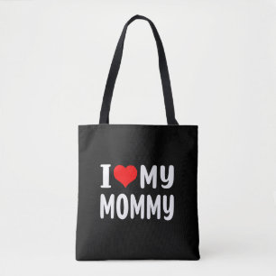 Bolsa Tote Eu Amo Minha Mamãe Engraçado para Mãe Mamãe