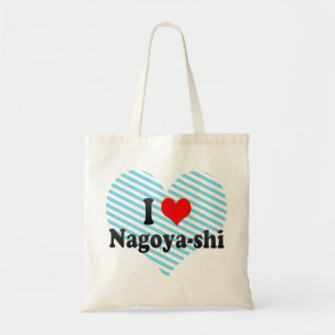 Bolsa Tote Eu amo Nagoya-shi, Japão