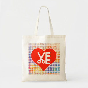 Bolsa Tote Eu amo o cabeleireiro