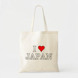 Bolsa Tote Eu amo o Japão