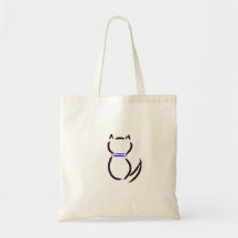 Eu amo o meu gato Tote Bag