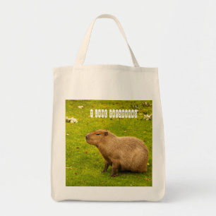 Bolsa Tote Eu amo o saco dos Capybaras