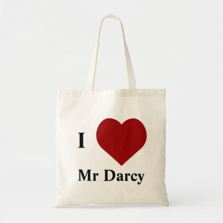 Bolsa Tote Eu amo o Sr. Darcy