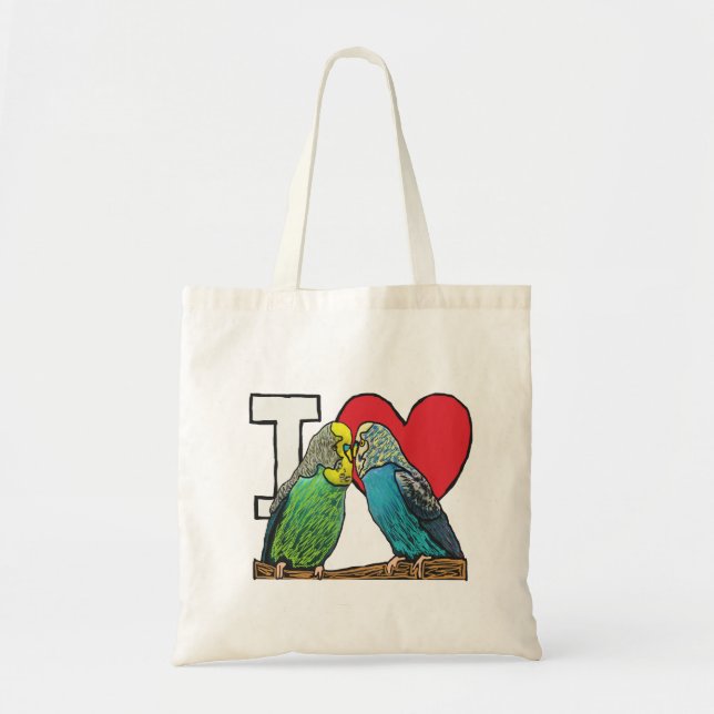 Bolsa Tote Eu Amo Orçamentos (Frente)