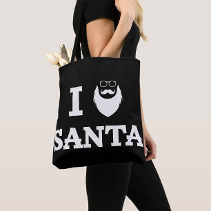 Bolsa Tote Eu Amo Papai Noel