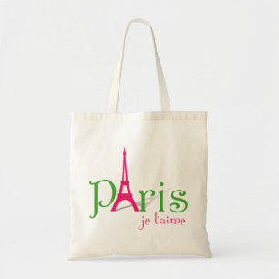 Bolsa Tote Eu amo Paris