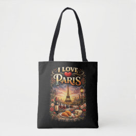 Bolsa Tote Eu Amo Paris
