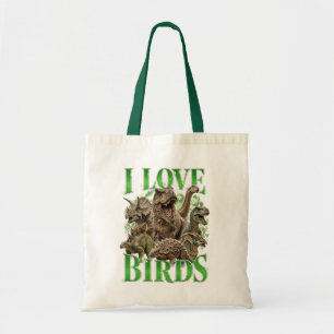 Bolsa Tote Eu Amo Pássaros