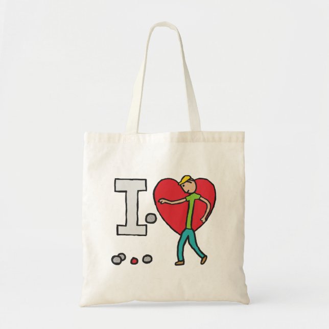 Bolsa Tote Eu Amo Petanque (Frente)