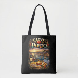 Bolsa Tote Eu Amo Porto