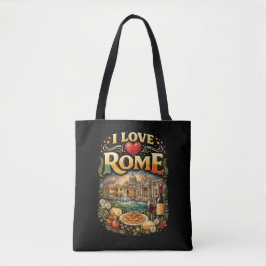Bolsa Tote Eu Amo Roma