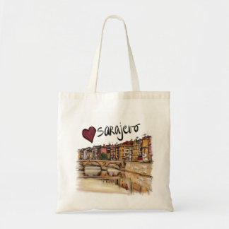 Bolsa Tote Eu amo Sarajevo