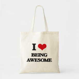 Bolsa Tote Eu amo ser impressionante