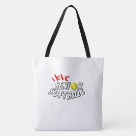 Bolsa Tote Eu Amo Softbol Senior