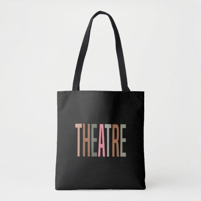 Bolsa Tote Eu Amo Teatro (Frente)