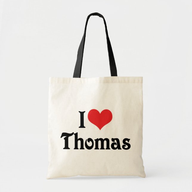 Bolsa Tote Eu Amo Thomas (Frente)
