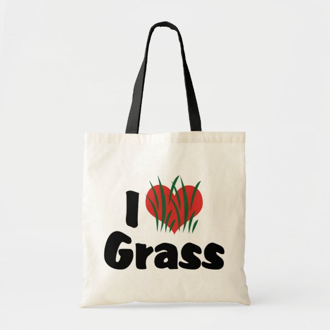 Bolsa Tote Eu Amo Trigo Verde Heart Wheatgrass - Suco Vida Sa (Frente)