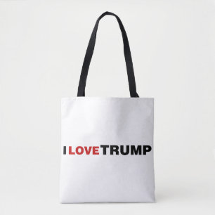 Bolsa Tote Eu Amo Trump