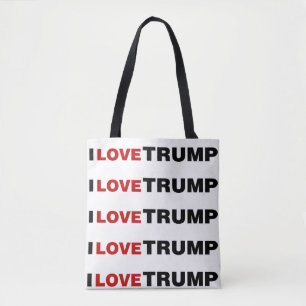 Bolsa Tote Eu Amo Trump