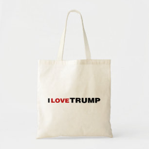 Bolsa Tote Eu Amo Trump