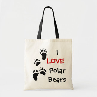 BOLSA TOTE EU AMO URSOS POLARES