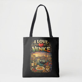 Bolsa Tote Eu Amo Veneza