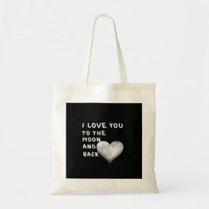 Bolsa Tote Eu Amo Você Até a Lua e de Volta Casal Amor Artist