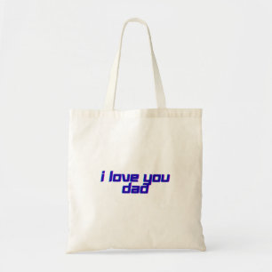 Bolsa Tote Eu Amo Você Pai – Design Clássico de Apreciação ao