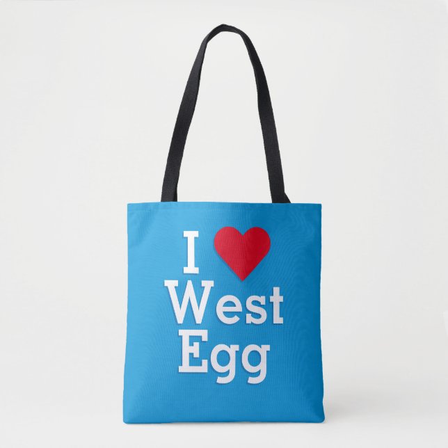 Bolsa Tote Eu Amo West Egg (Frente)