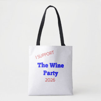 Bolsa Tote Eu Apoio a Camisa da Festa do Vinho 2026 Eleição D
