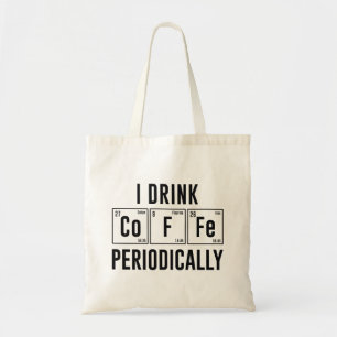 Bolsa Tote Eu Bebo Café Periodicamente