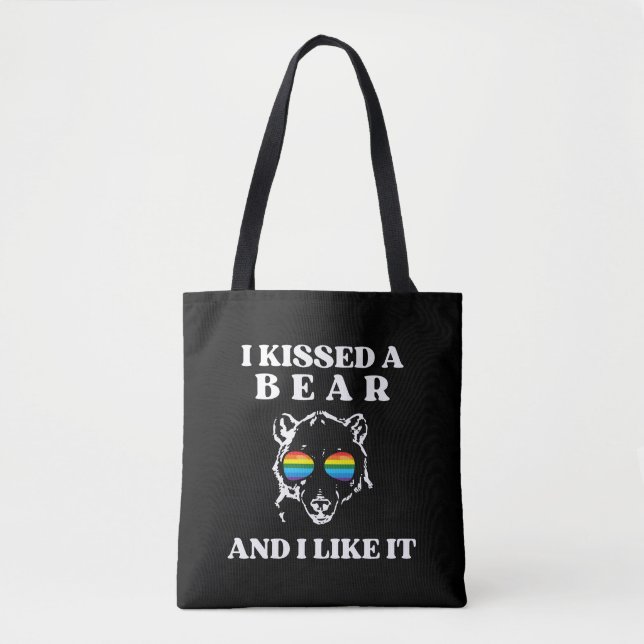 Bolsa Tote Eu Beijei Um Urso E Gostei Dele Engraçado (Frente)