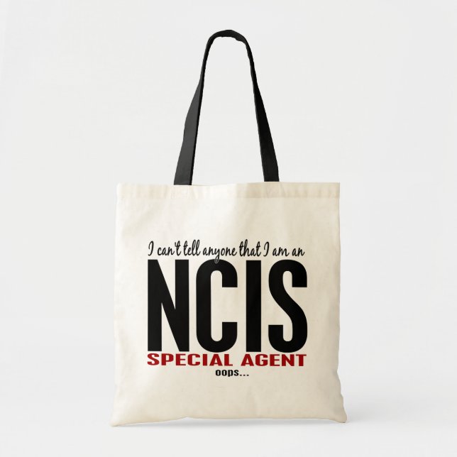 Bolsa Tote Eu chanfro digo a qualquer um o agente de NCIS (Frente)
