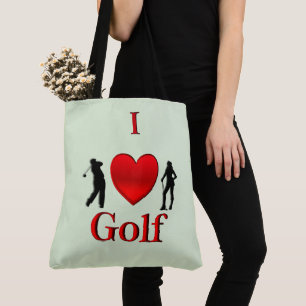 Bolsa Tote Eu Corto o Golf Verde