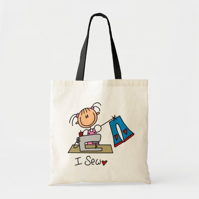 Bolsa Tote Eu Costuro (Frente)