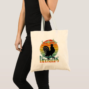 Bolsa Tote eu crio pequenos dinossauros
