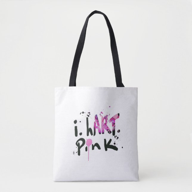 BOLSA TOTE EU DEIXO PINK SORTE (Frente)