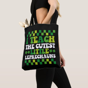 Bolsa Tote Eu Ensino Os Pequenos Leprechauns Mais Fofos Profe