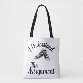 Bolsa Tote Eu Entendo A Atribuição Votar Presente Azul